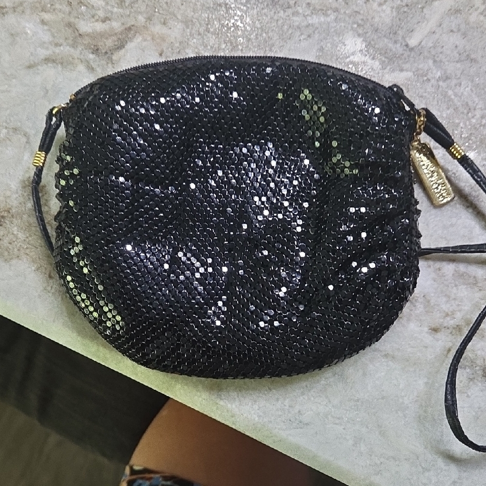 Black Mesh Whiting And Davis Bag